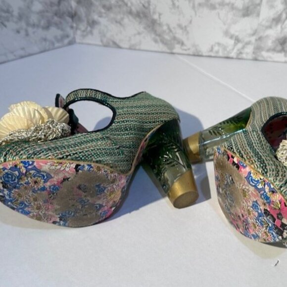 Irregular Choice Lucite Heel Shoes – Women’s Size 5.5 – Unique Statement Heels - Picture 7 of 7